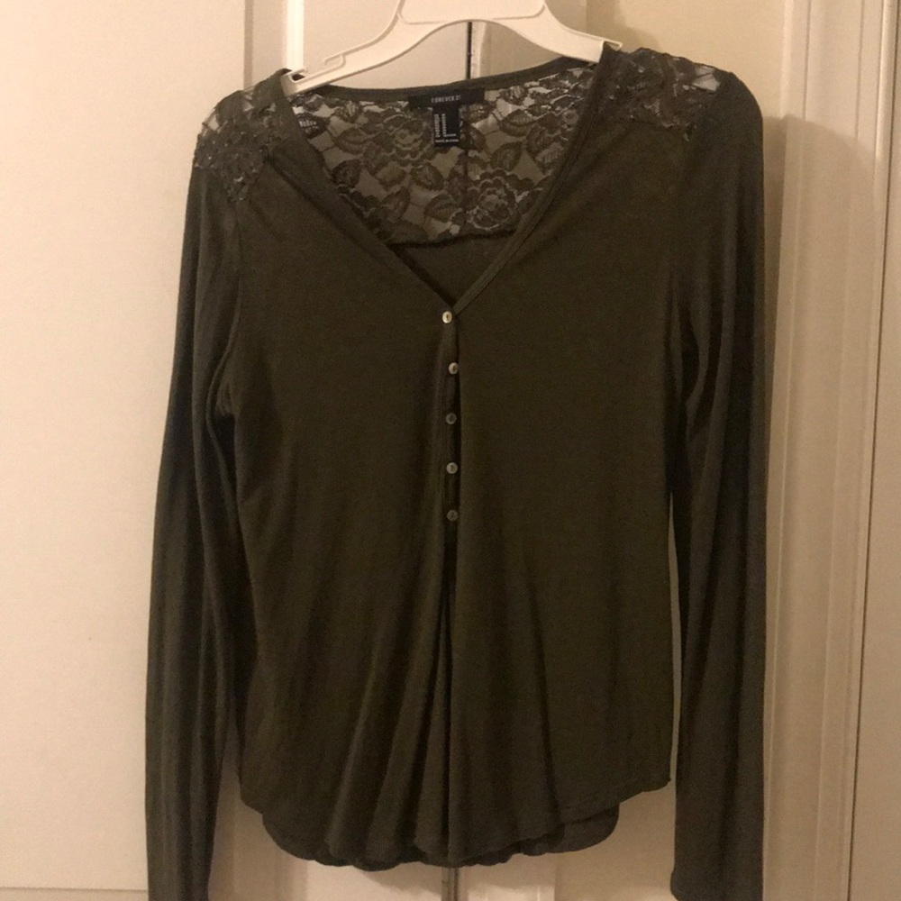 Lace long sleeve
